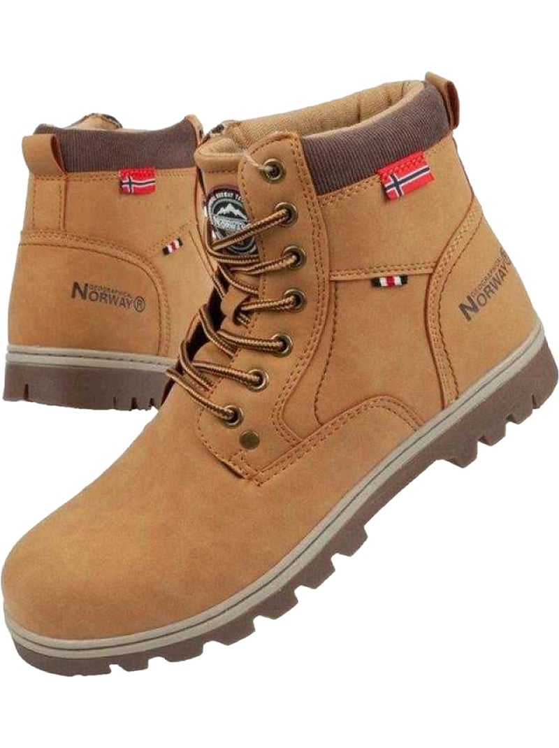 Bottines walk gn - geographical norway Marron tabac - Kiabi