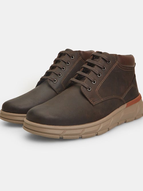 Bottines Weinbrenner en cuir - Kiabi