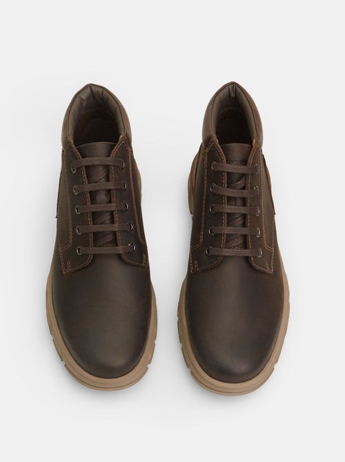 Bottines Weinbrenner en cuir - Kiabi