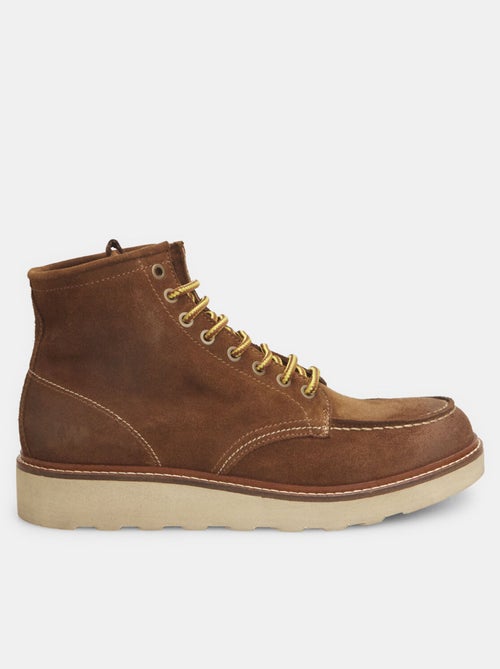 Bottines Weinbrenner en cuir velours BATA - Kiabi