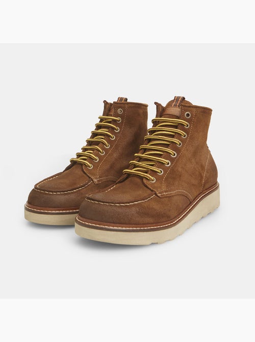 Bottines Weinbrenner en cuir velours BATA - Kiabi