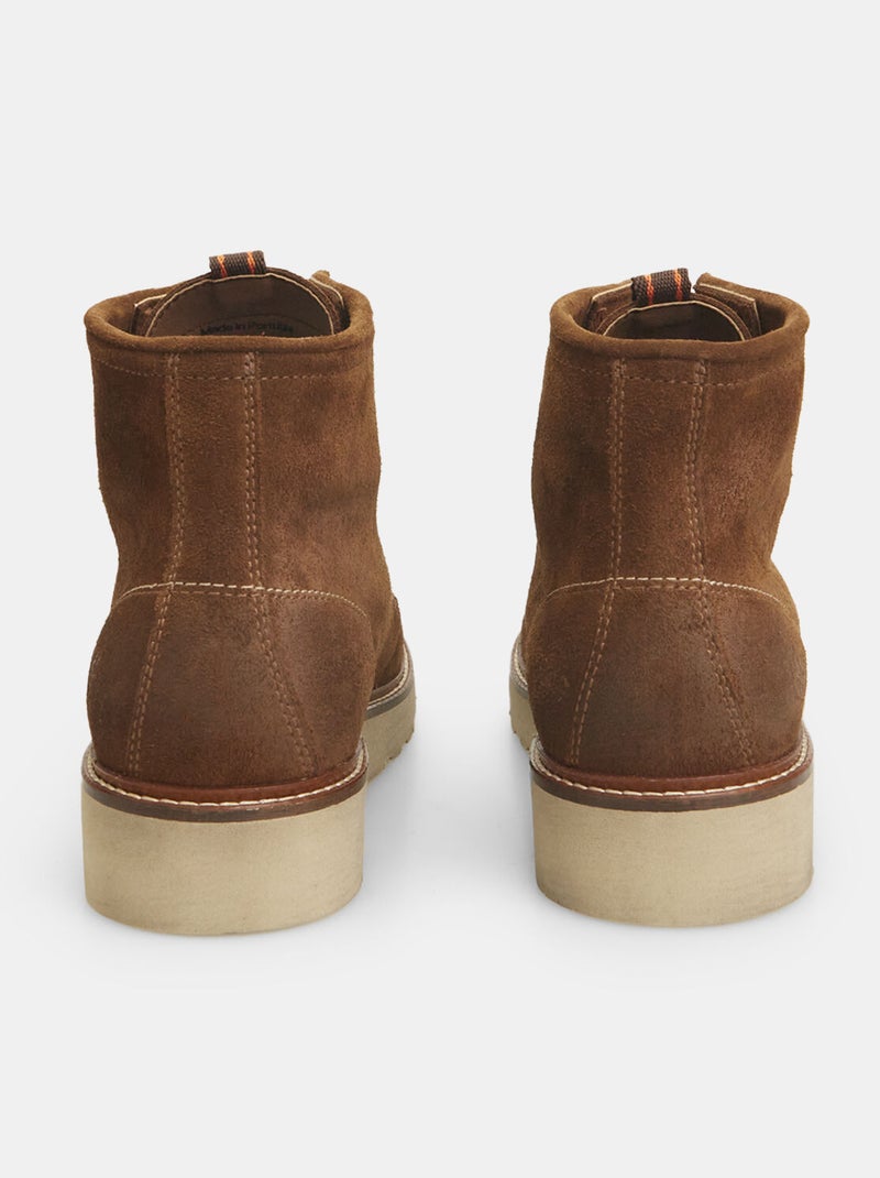 Bottines Weinbrenner en cuir velours BATA Marron - Kiabi