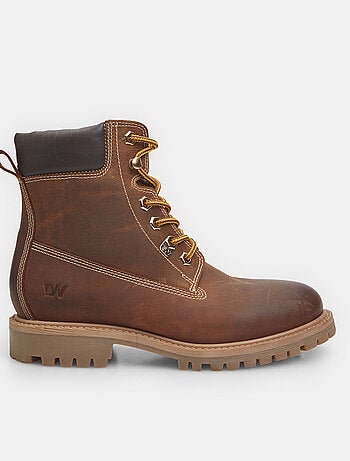 Bottines Weinbrenner en véritable cuir BATA