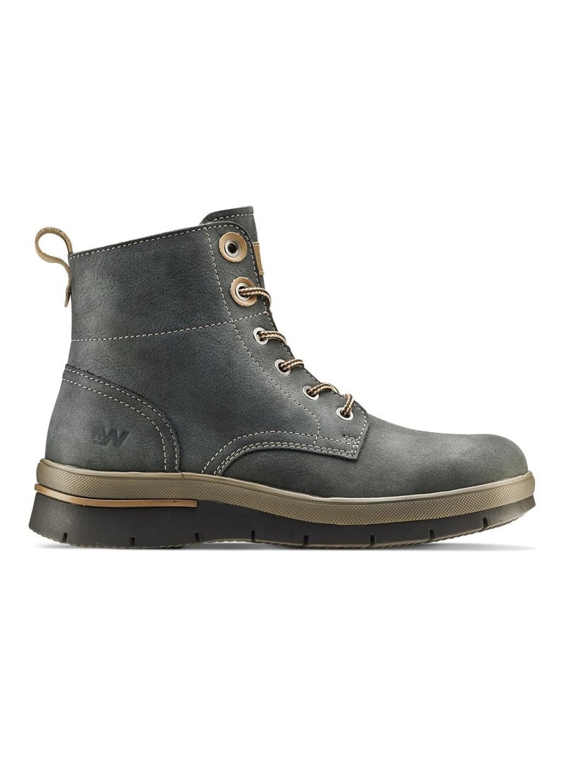 Bottines Weinbrenner en véritable cuir Bleu - Kiabi