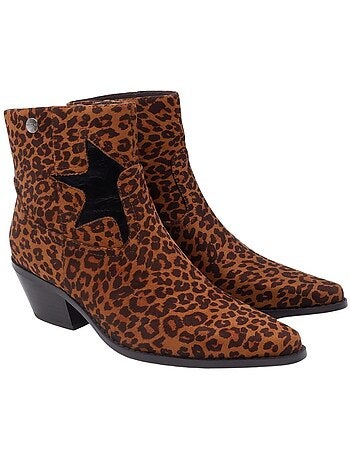 Bottines western à talon avec étoile décorative 'Deeluxe'