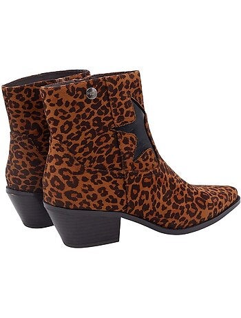 Bottines western à talon avec étoile décorative 'Deeluxe'