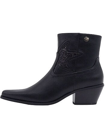 Bottines western à talon avec étoile décorative 'Deeluxe'