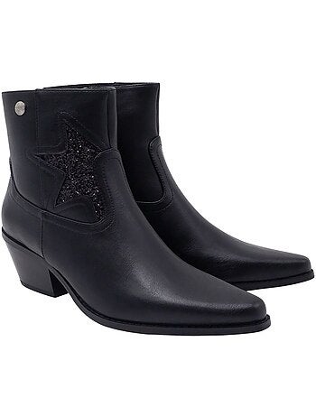 Bottines western à talon avec étoile décorative 'Deeluxe'
