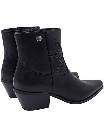 Bottines western à talon avec étoile décorative 'Deeluxe'