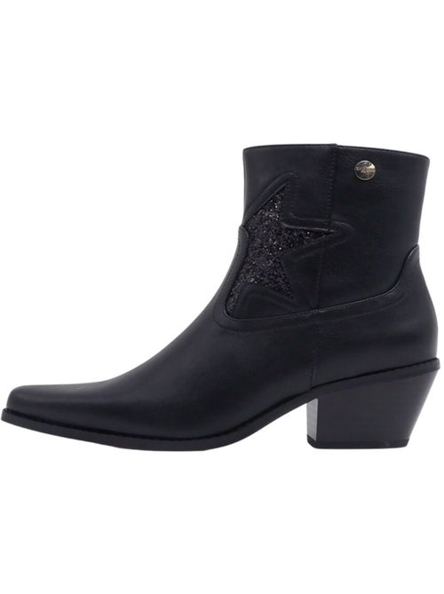 Bottines western à talon avec étoile décorative 'Deeluxe' - Kiabi