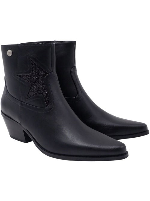 Bottines western à talon avec étoile décorative 'Deeluxe' - Kiabi
