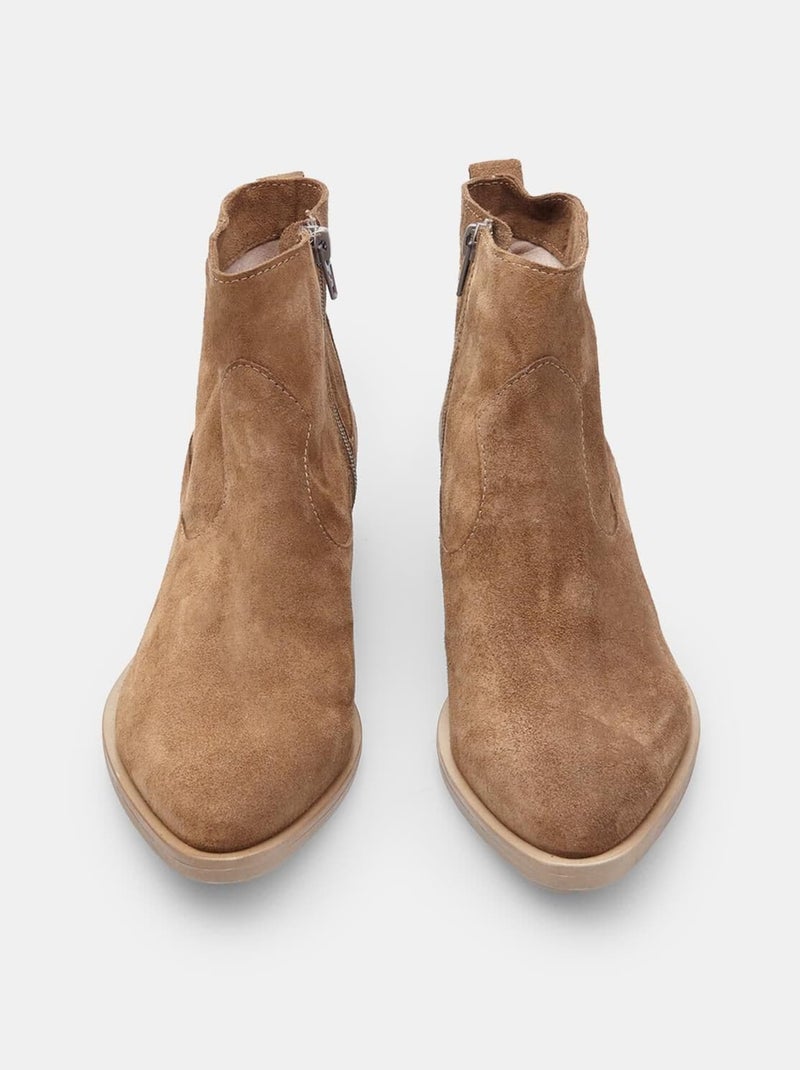 Bottines Western Style Urbain BATA Bronze - Kiabi