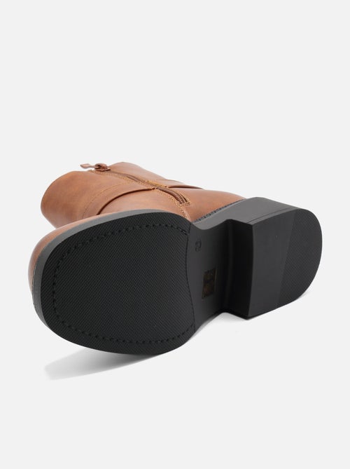 Bottines zippées - C M - Kiabi