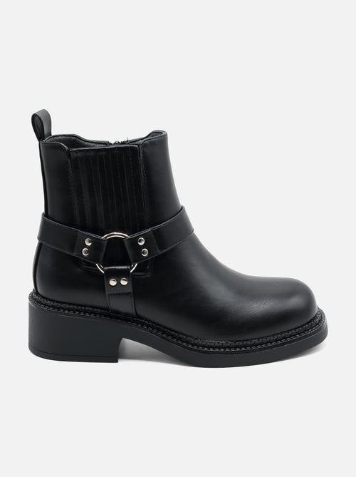 Bottines zippées - C M - Kiabi
