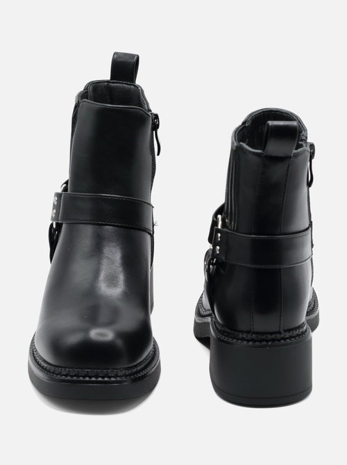 Bottines zippées - C M - Kiabi