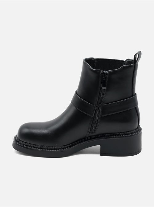 Bottines zippées - C M - Kiabi