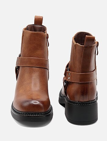 Bottines zippées