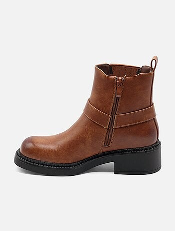 Bottines zippées