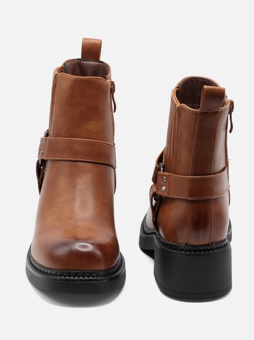 Bottines zippées - Kiabi Bottines zippées - Kiabi