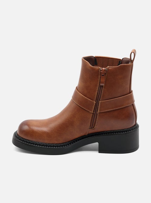 Bottines zippées - Kiabi Bottines zippées - Kiabi