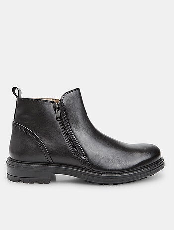 Bottines zippées en cuir Bata