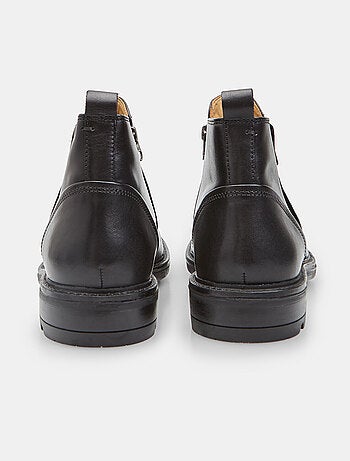 Bottines zippées en cuir Bata