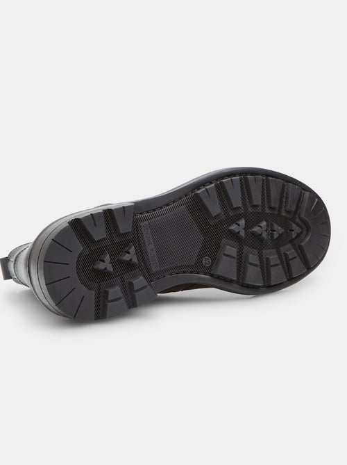 Bottines zippées en cuir Bata - Kiabi