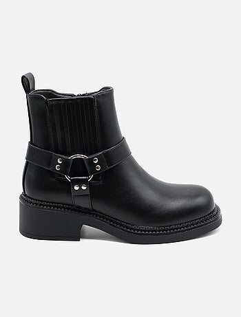 Bottines zippées