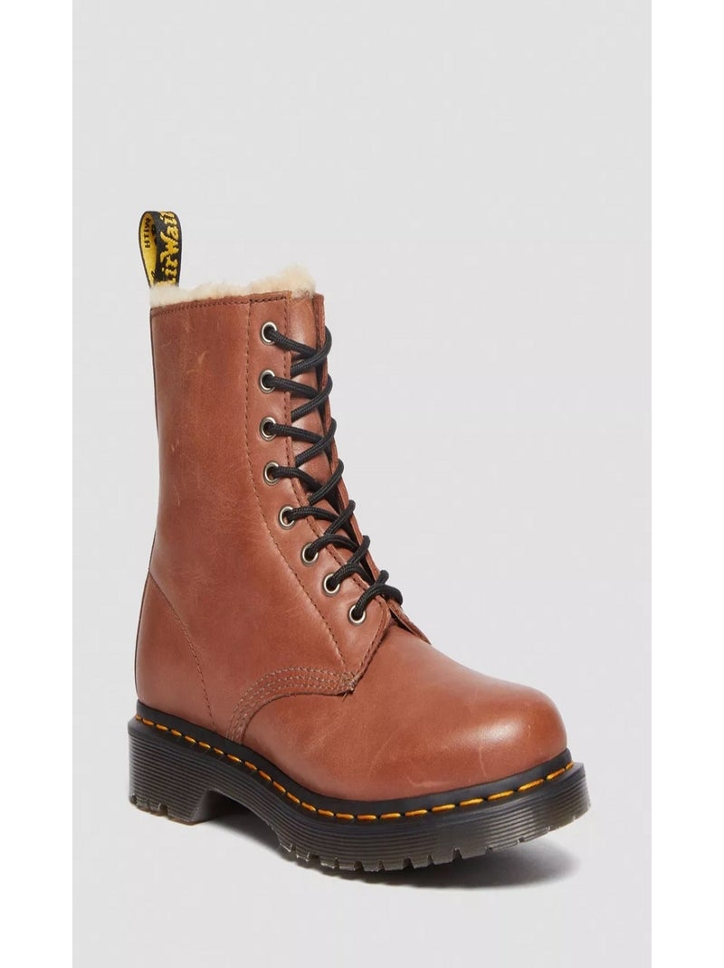 Bottines/boots Dr Martens Marron Marron - Kiabi