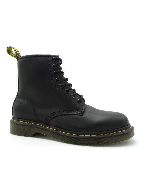 Bottines/boots Dr Martens Noir Cuir Gras - Kiabi
