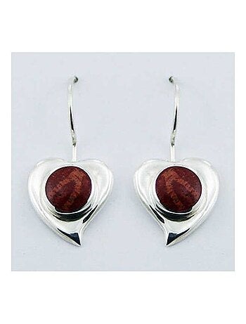 Boucles d'oreille coeur gorgone