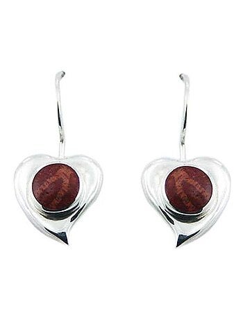 Boucles d'oreille coeur gorgone