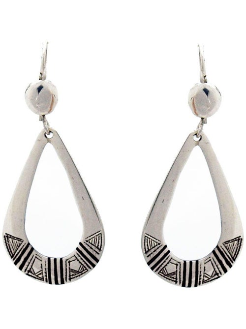 Boucles d'oreille touareg argent - Kiabi