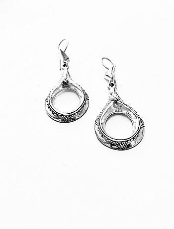Boucles d'oreille touareg argent
