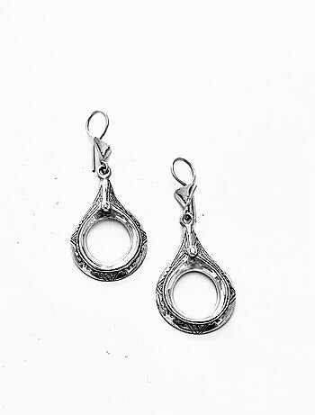 Boucles d'oreille touareg argent