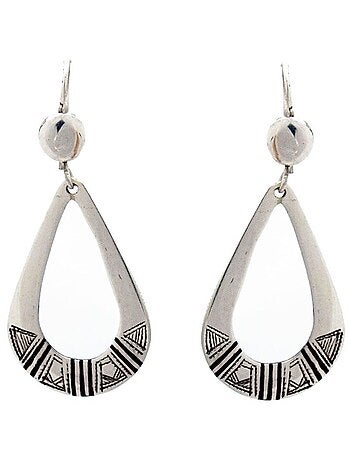 Boucles d'oreille touareg argent