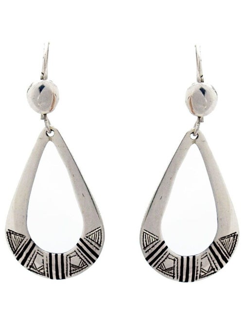 Boucles d'oreille touareg argent - Kiabi