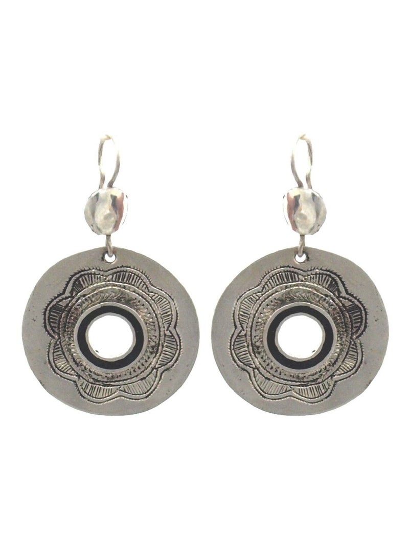 Boucles d'oreille touareg en argent Argenté - Kiabi