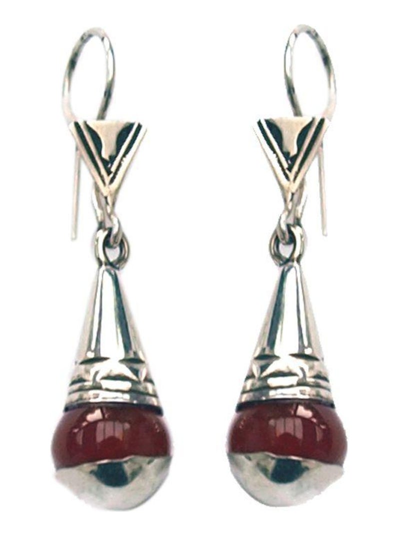 boucles d'oreille touareg rouge orange Rouge - Kiabi