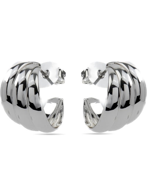 Boucles d'oreilles argentées Luxenter - Abeth - Kiabi