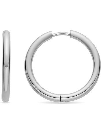 Boucles d'oreilles argentées Luxenter - Basem