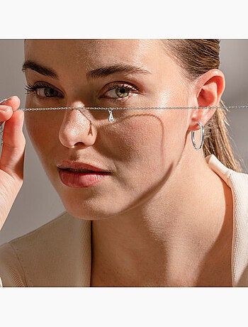Boucles d'oreilles argentées Luxenter - Basem