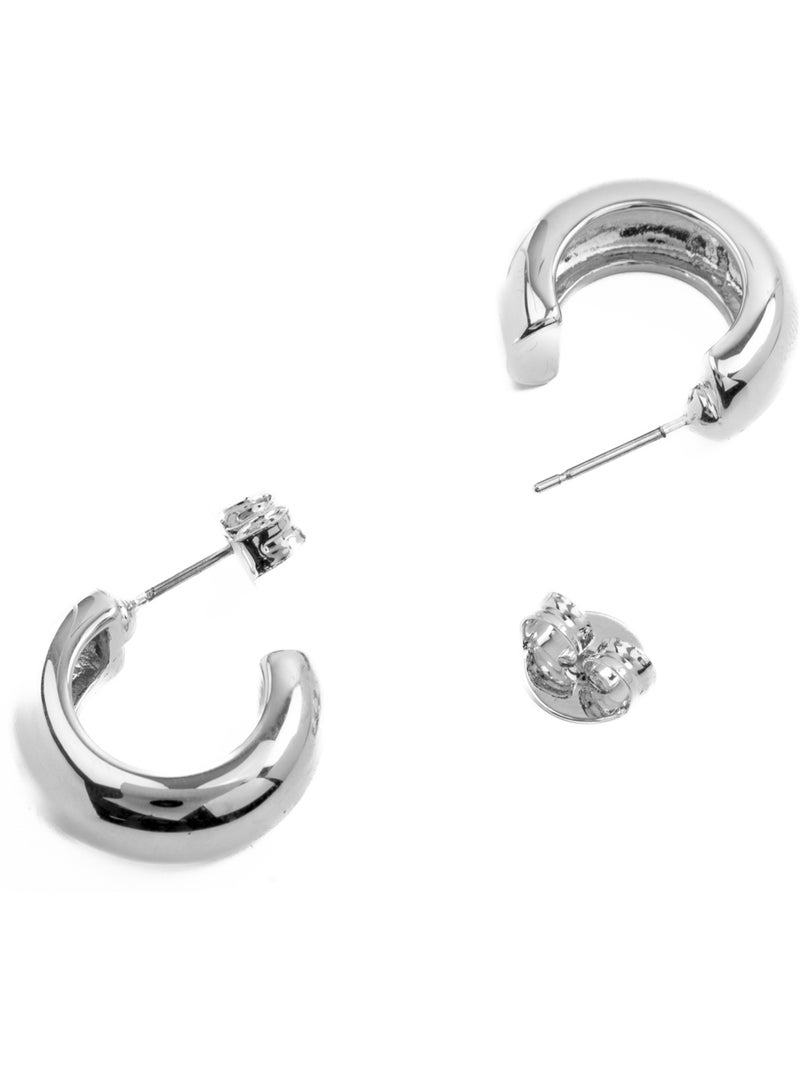 Boucles d'oreilles argentées Luxenter - Dalra Gris - Kiabi