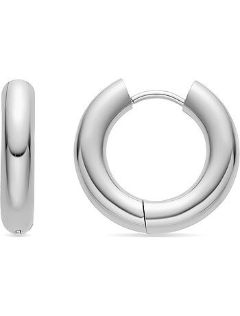 Boucles d'oreilles argentées Luxenter - Helali