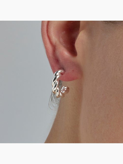 Boucles d'oreilles argentées Luxenter - Izo - Kiabi