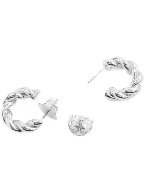 Boucles d'oreilles argentées Luxenter - Izo - Kiabi
