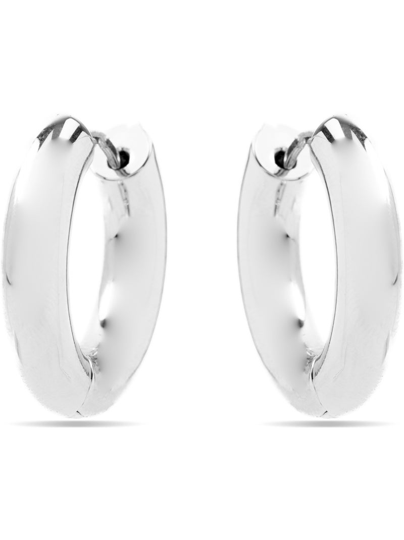 Boucles d'oreilles argentées Luxenter - Saura Gris - Kiabi