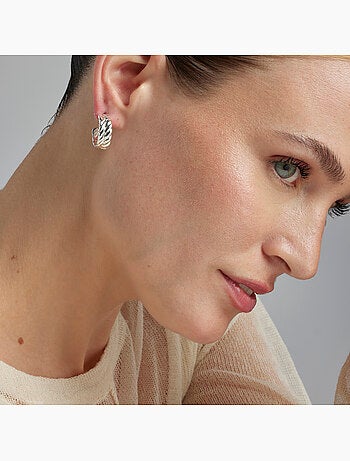 Boucles d'oreilles argentées Luxenter - Thety