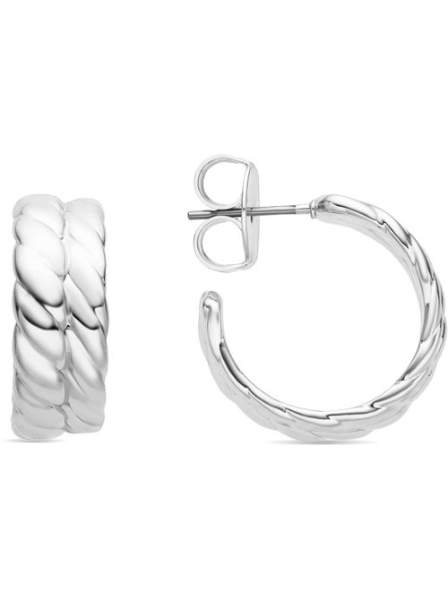 Boucles d'oreilles argentées Luxenter - Thety - Kiabi