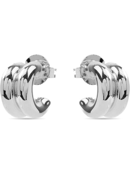 Boucles d'oreilles argentées Luxenter - Zakev - Kiabi